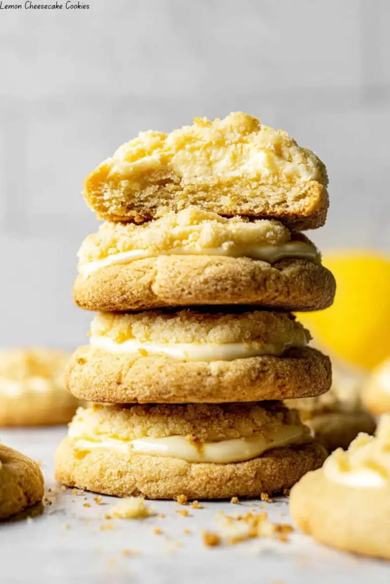 Lemon Cheesecake Cookies