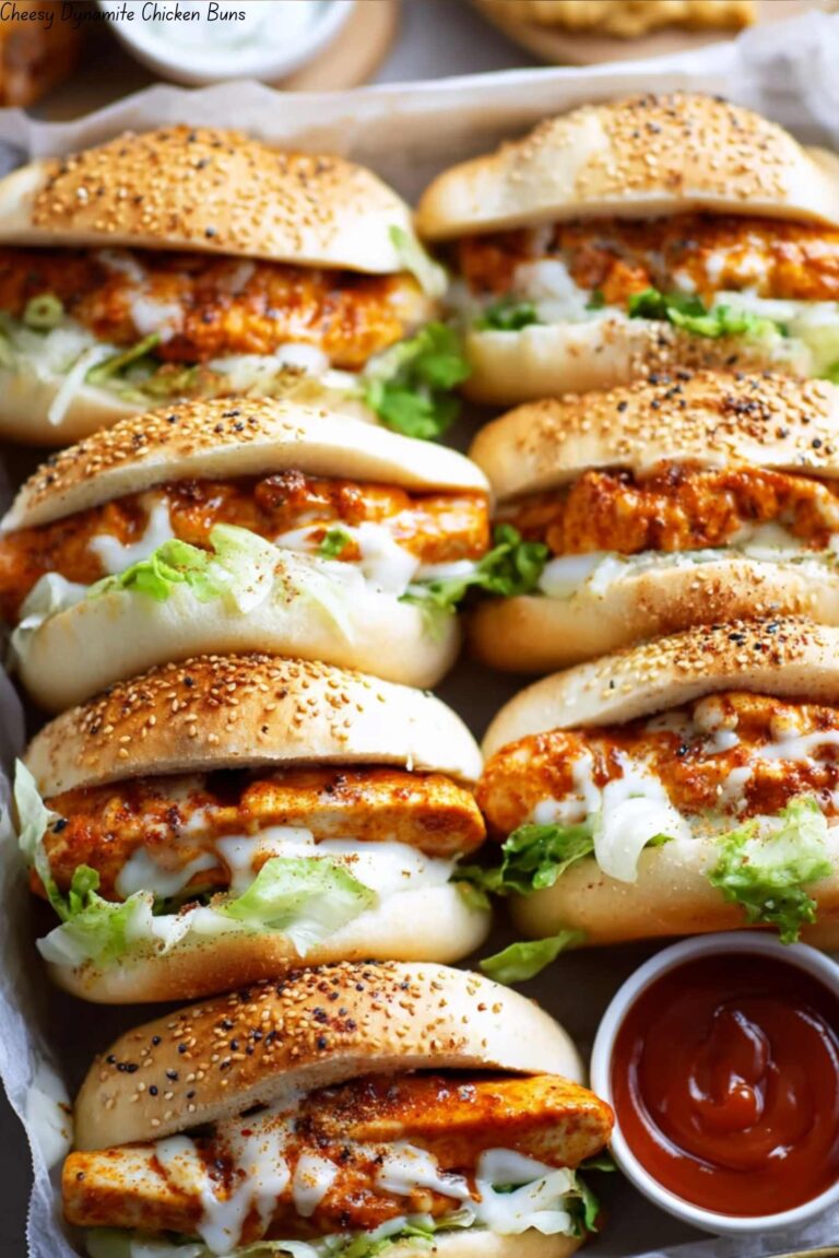 Cheesy Dynamite Chicken Buns
