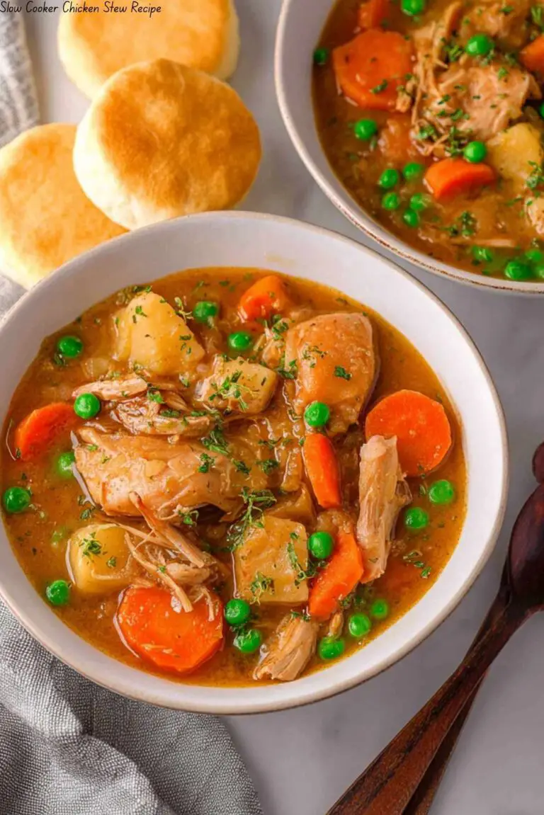 Slow Cooker Chicken Stew Recipe
