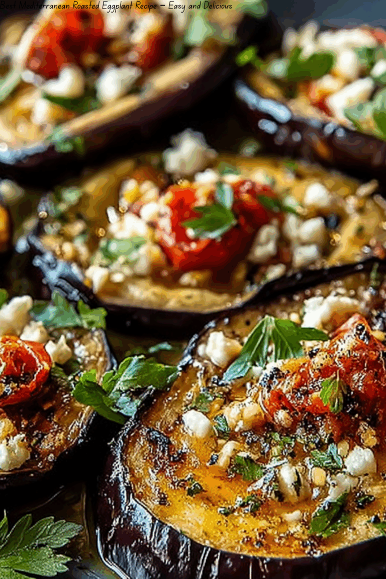 Best Mediterranean Roasted Eggplant Recipe – Easy and Delicious