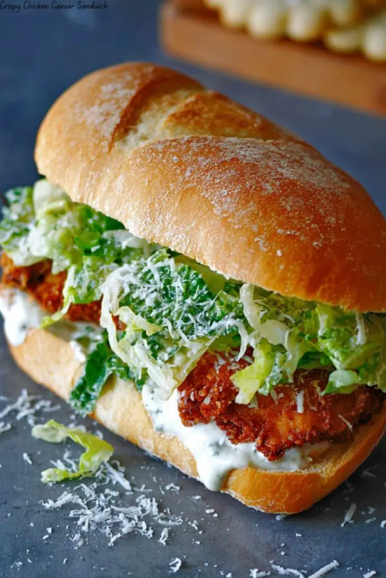 Crispy Chicken Caesar Sandwich