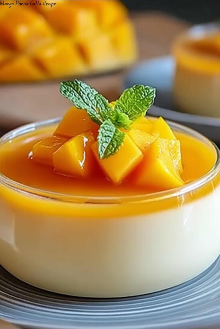 Mango Panna Cotta Recipe