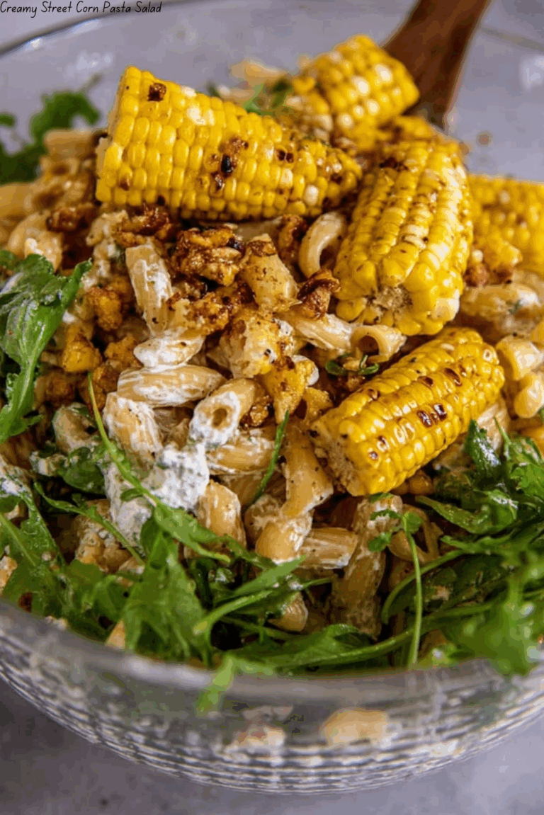Creamy Street Corn Pasta Salad