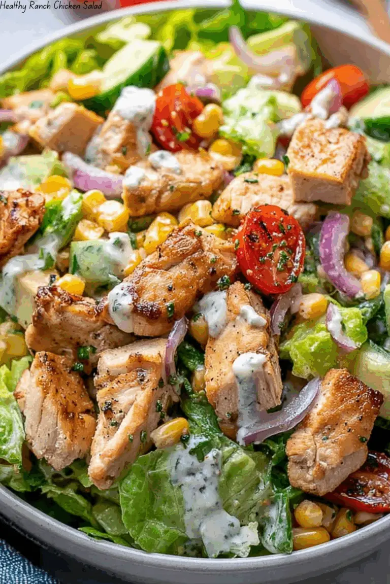 Healthy Ranch Chicken Salad