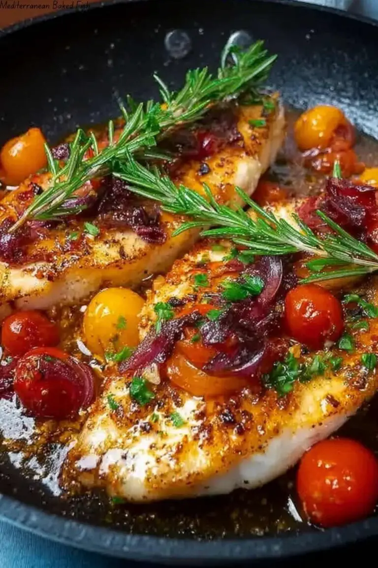 Mediterranean Baked Fish