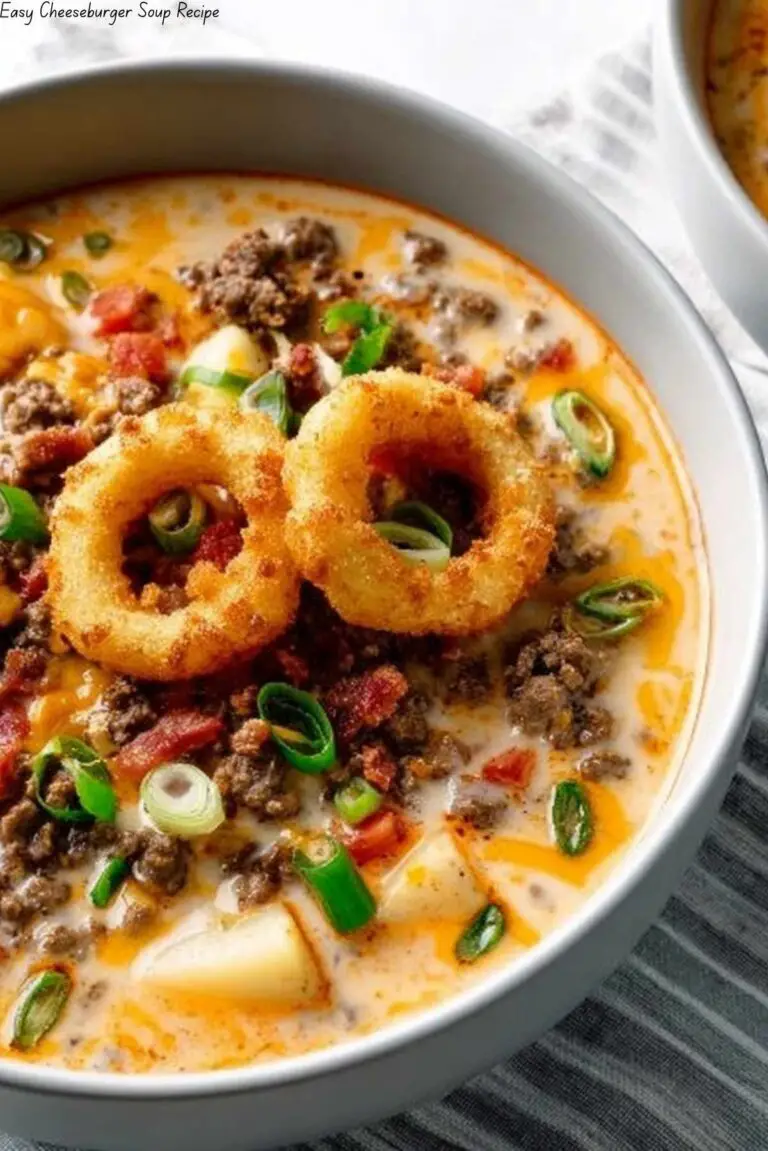 Easy Cheeseburger Soup Recipe