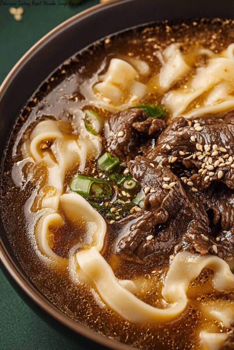 Delicious Satay Beef Noodle Soup Recipe