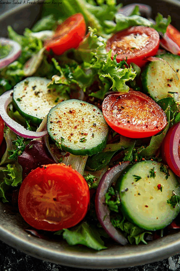 Garden Salad: A Fresh Summer Recipe