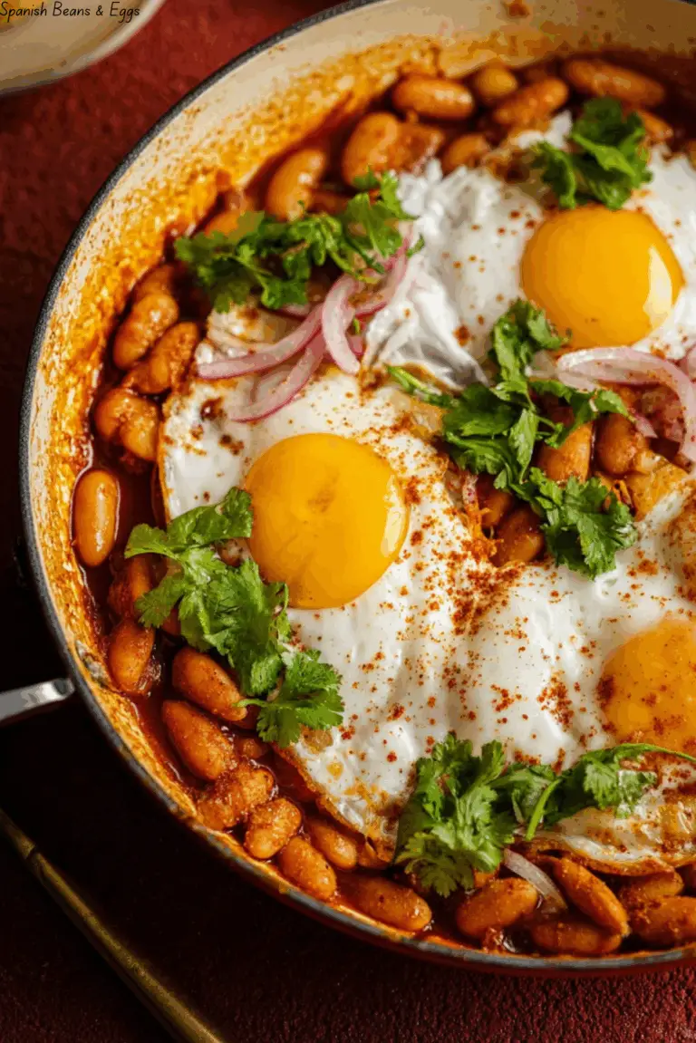 Spanish Beans & Eggs