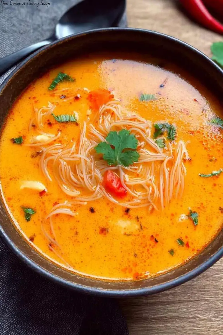 Thai Coconut Curry Soup