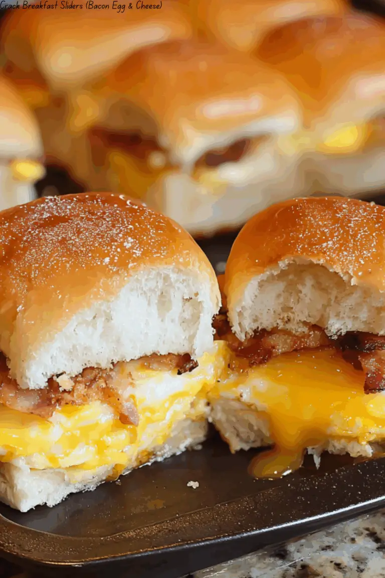 Crack Breakfast Sliders (Bacon Egg & Cheese)