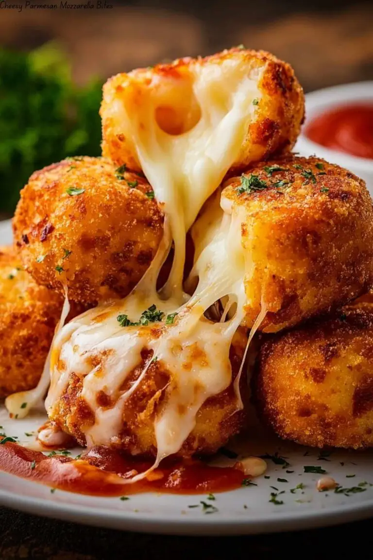 Cheesy Parmesan Mozzarella Bites