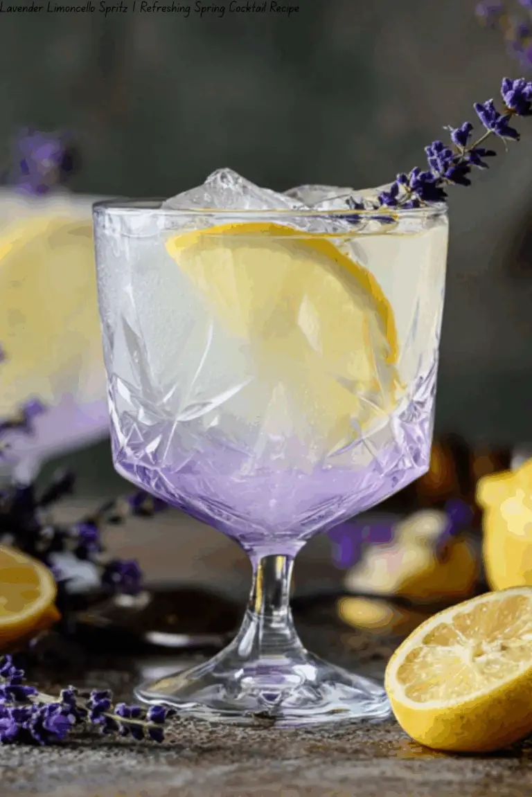 Lavender Limoncello Spritz | Refreshing Spring Cocktail Recipe