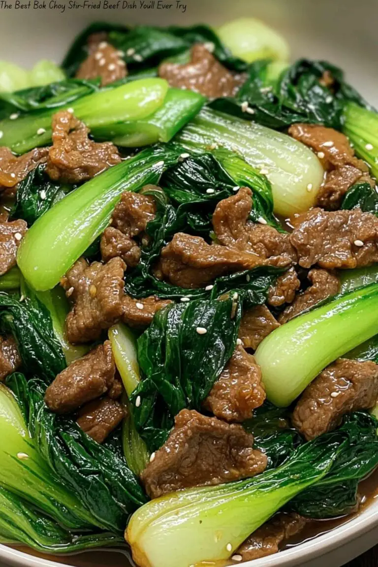 The Best Bok Choy Stir-Fried Beef Dish You’ll Ever Try