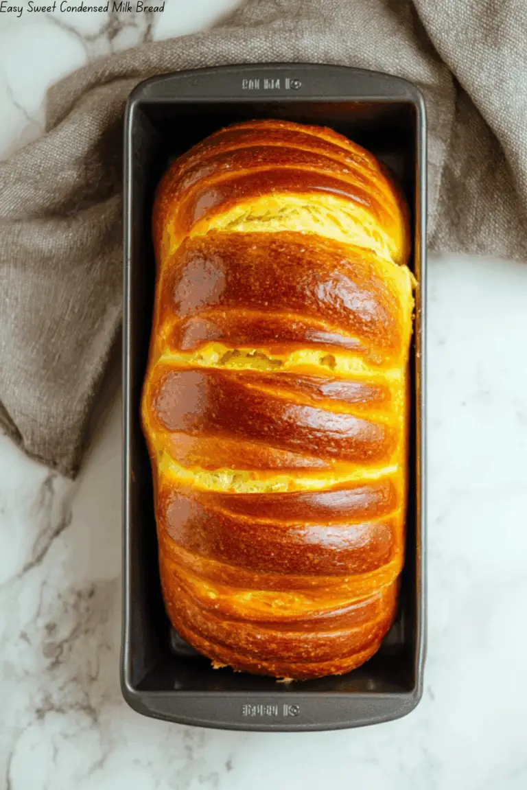 Easy Sweet Condensed Milk Bread