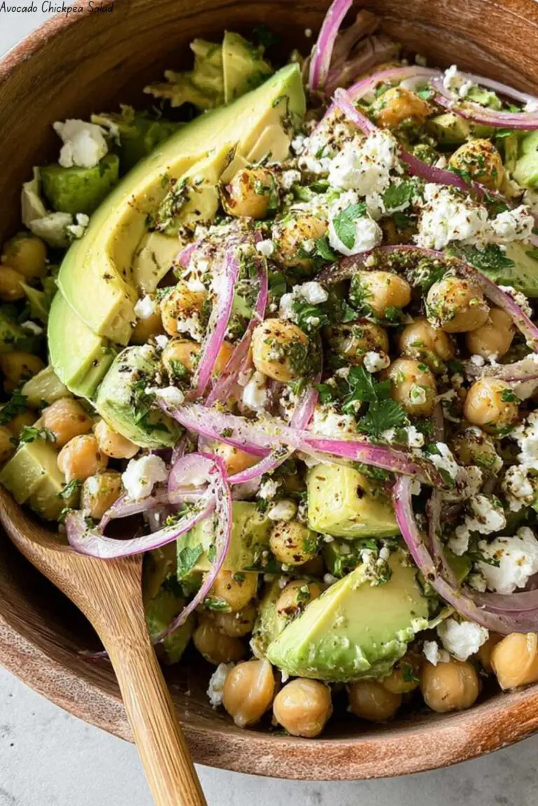 Avocado Chickpea Salad
