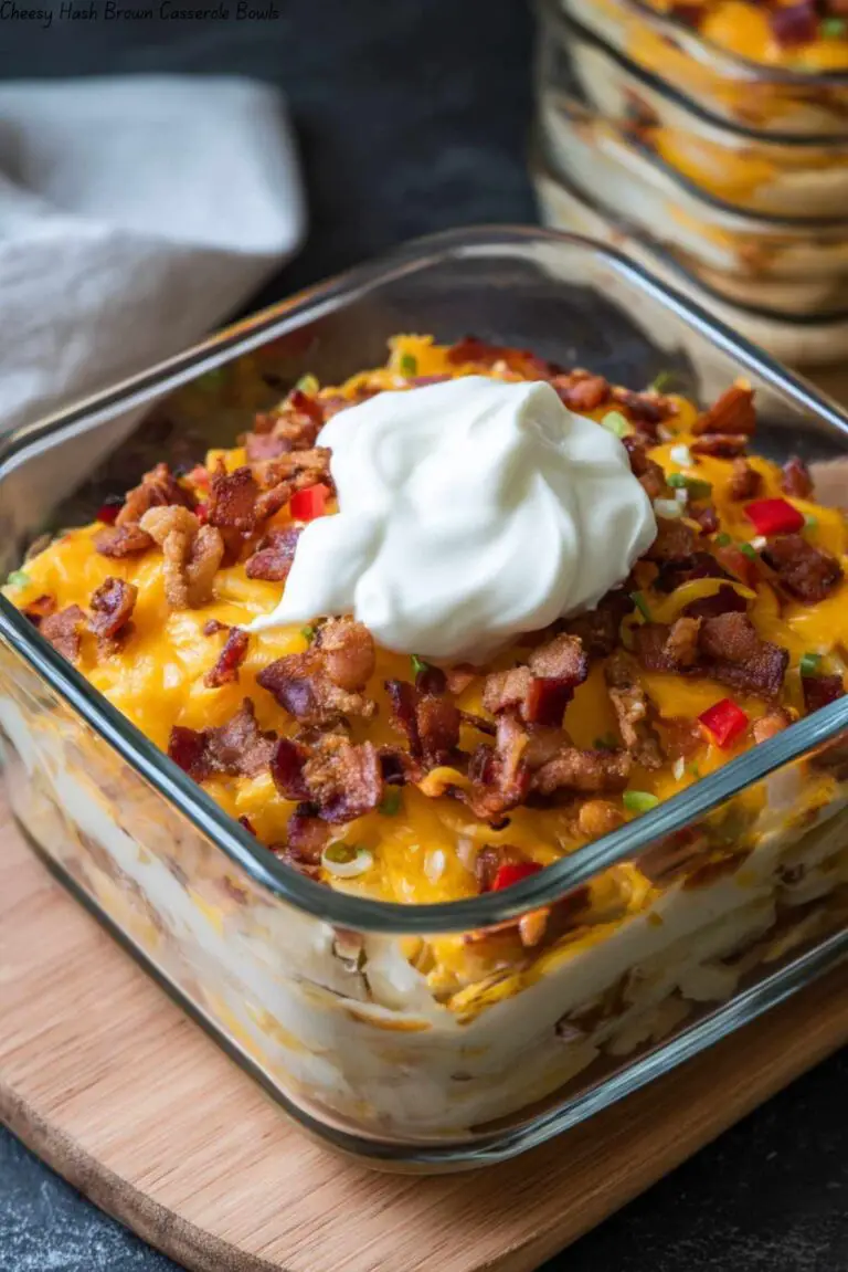 Cheesy Hash Brown Casserole Bowls