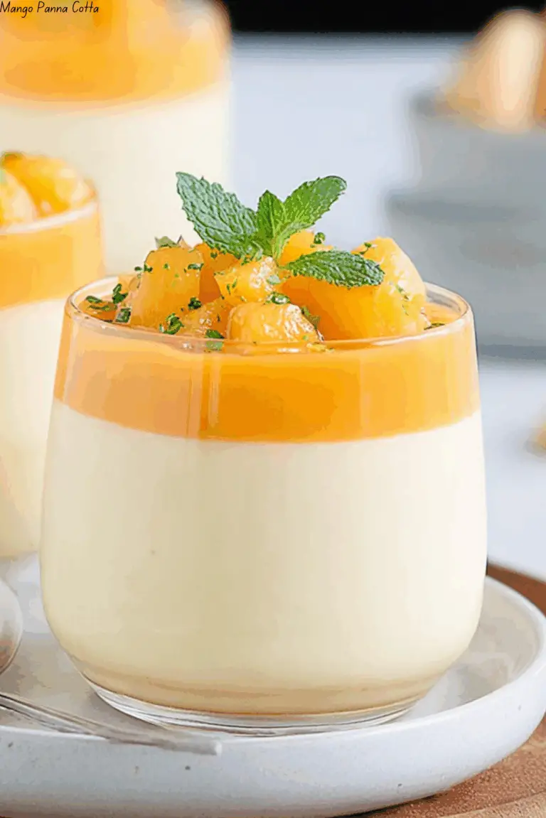 Mango Panna Cotta