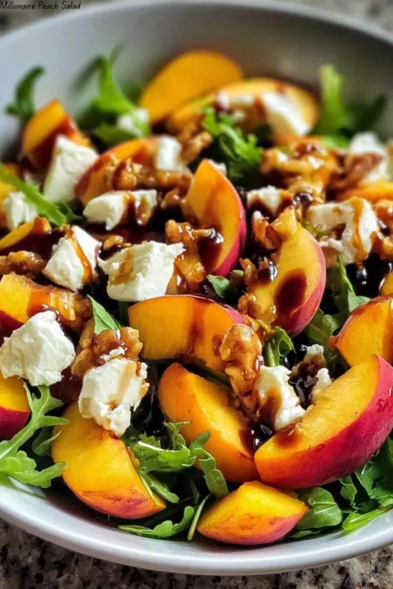 Millionaire Peach Salad