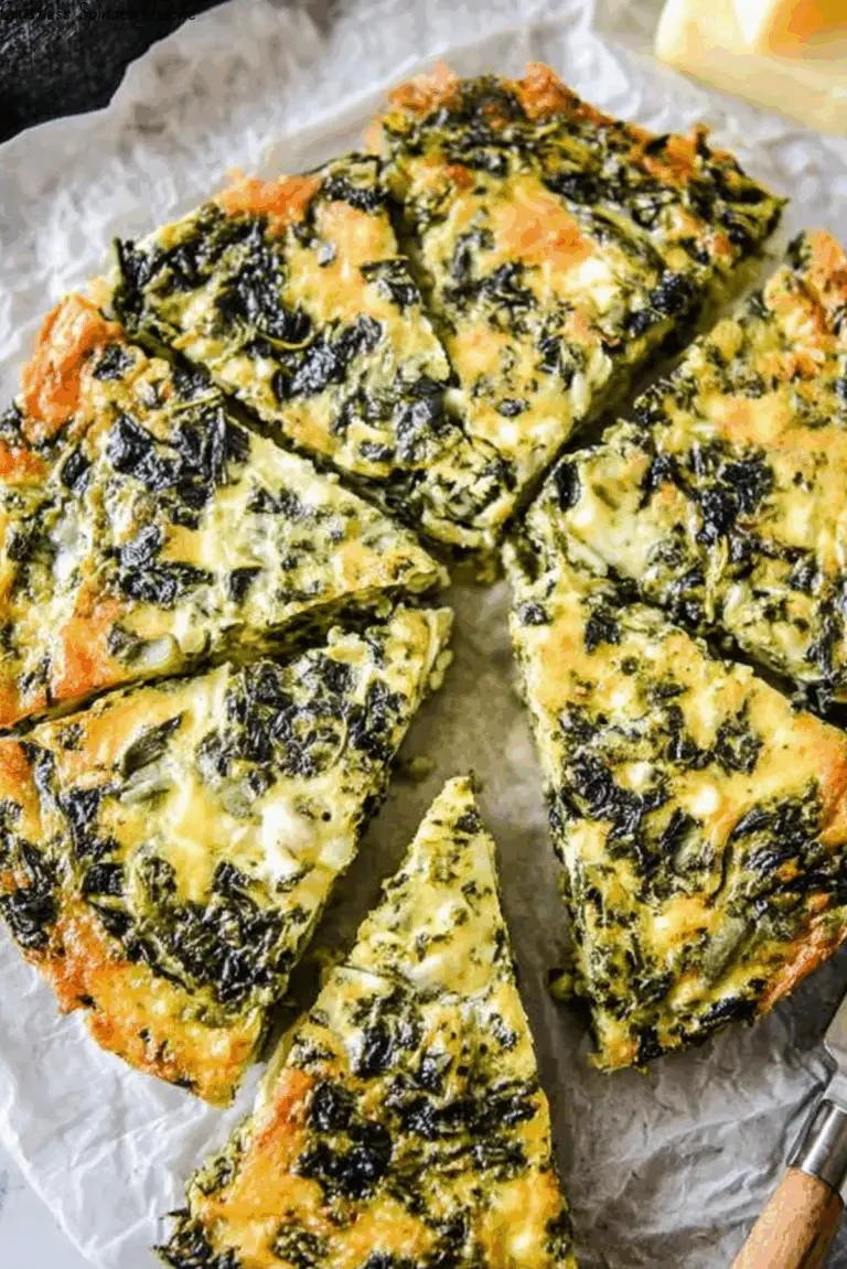 Crustless Spinach Quiche