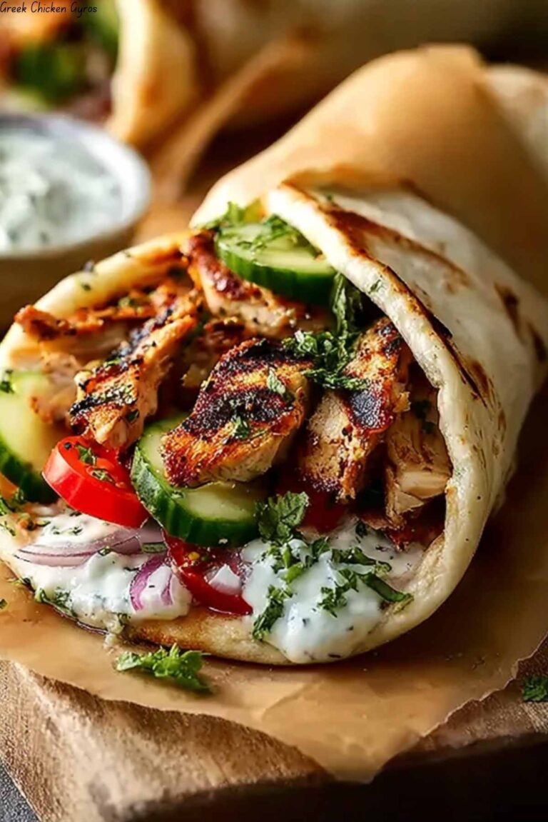 Greek Chicken Gyros