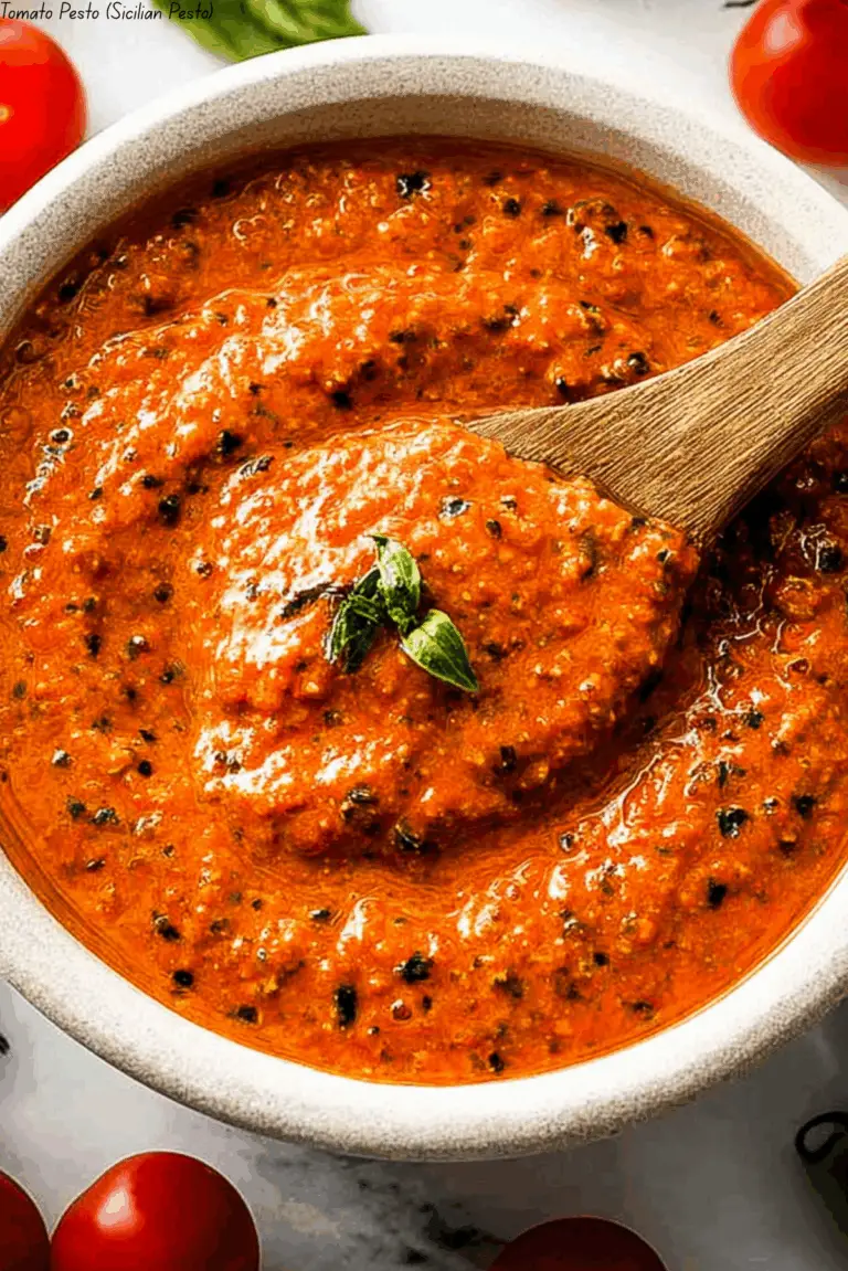 Tomato Pesto (Sicilian Pesto)