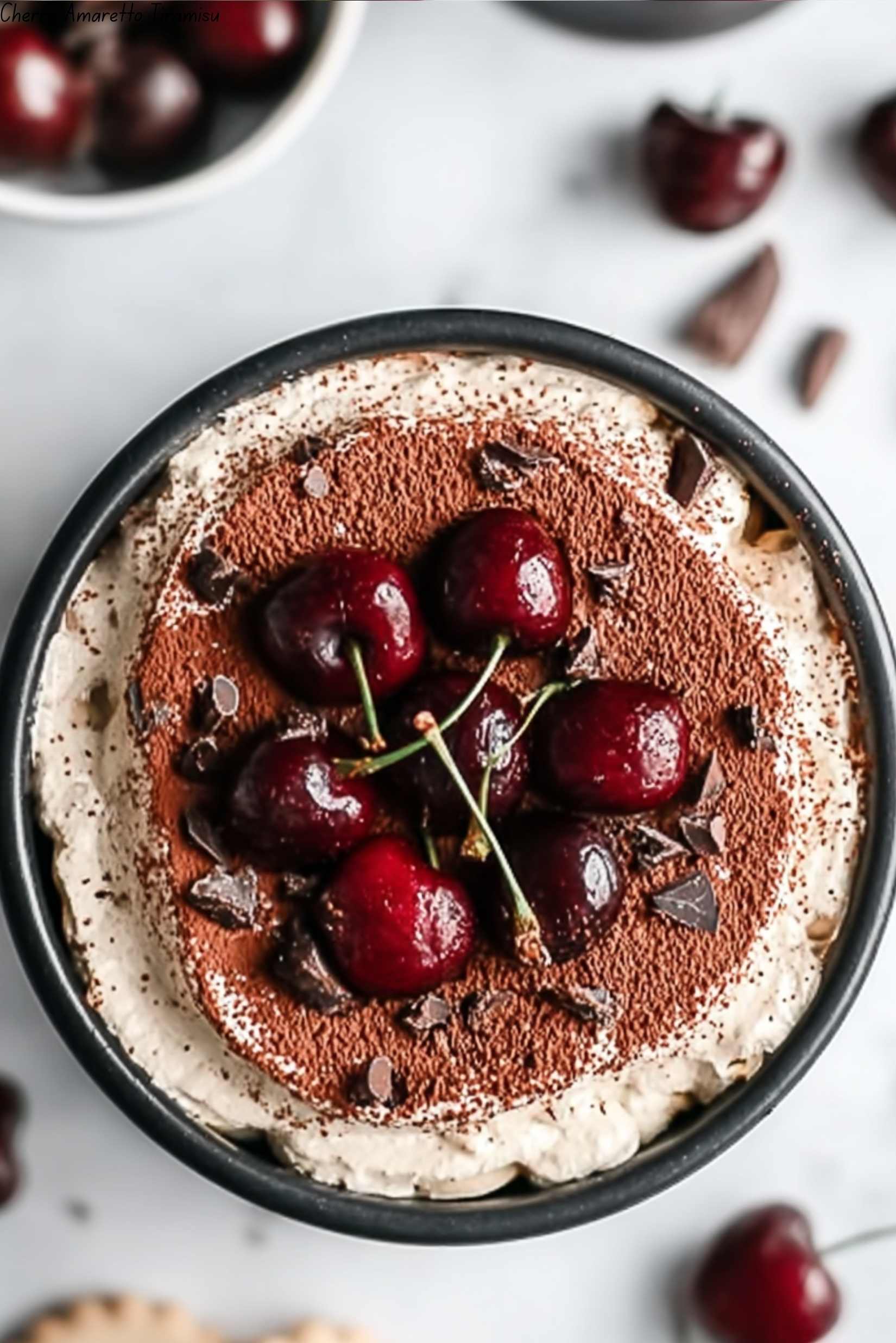 Cherry Amaretto Tiramisu