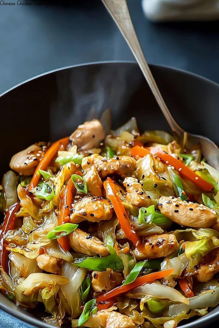 Chinese Chicken Cabbage Stir-Fry