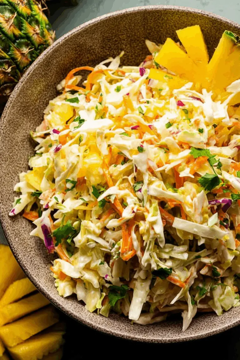 Pineapple Coleslaw