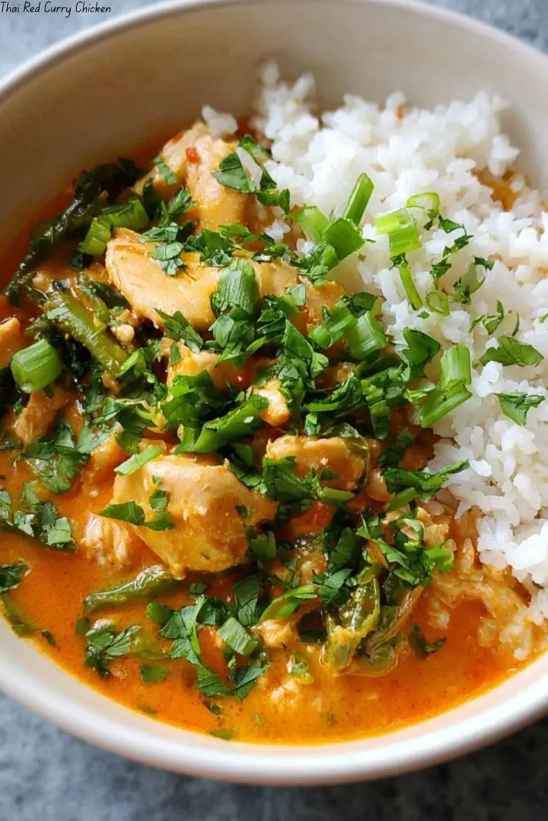 Thai Red Curry Chicken