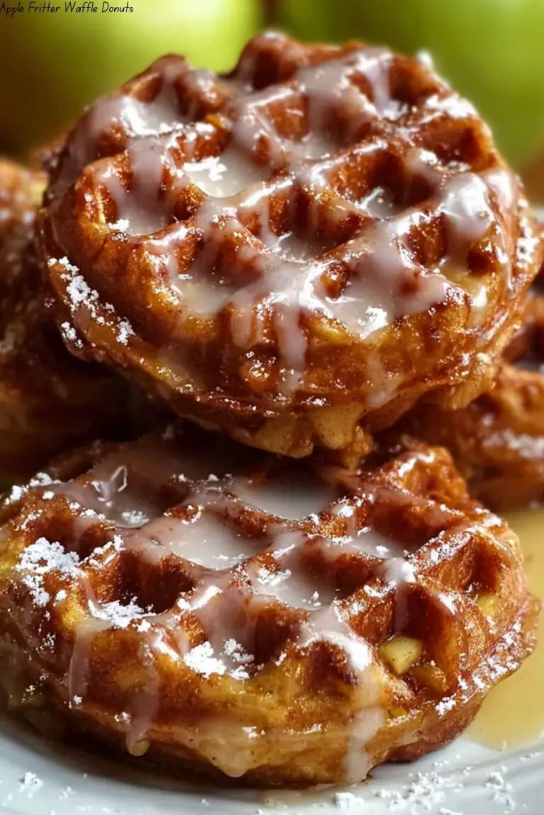 Apple Fritter Waffle Donuts