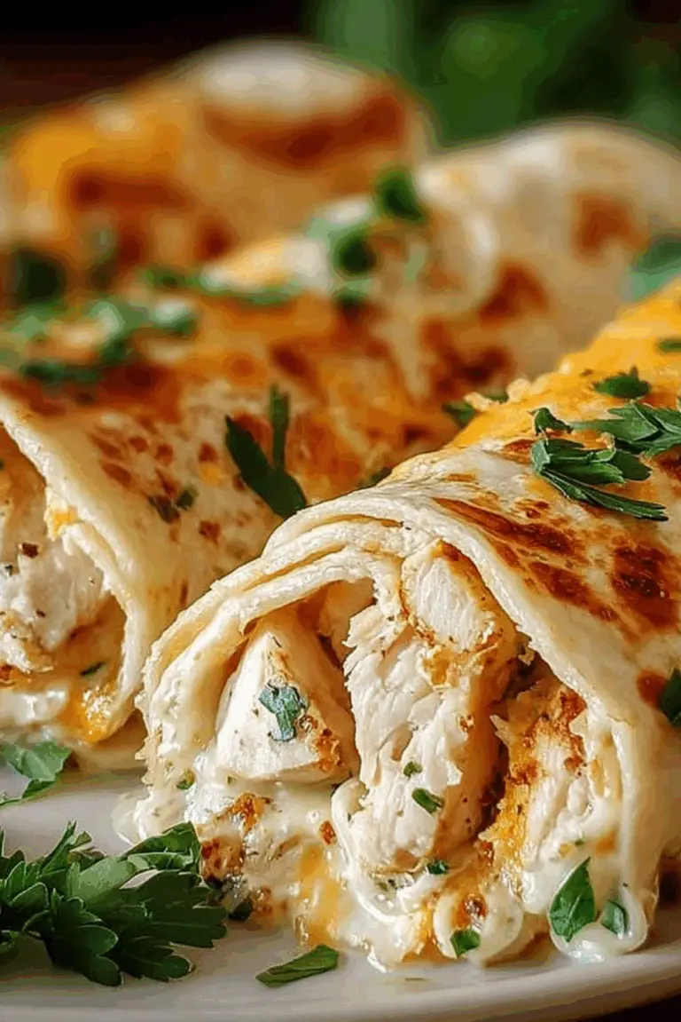 Quick Cheesy Chicken Wrap