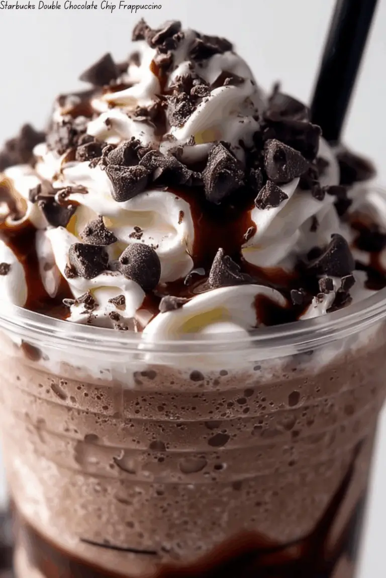 Starbucks Double Chocolate Chip Frappuccino