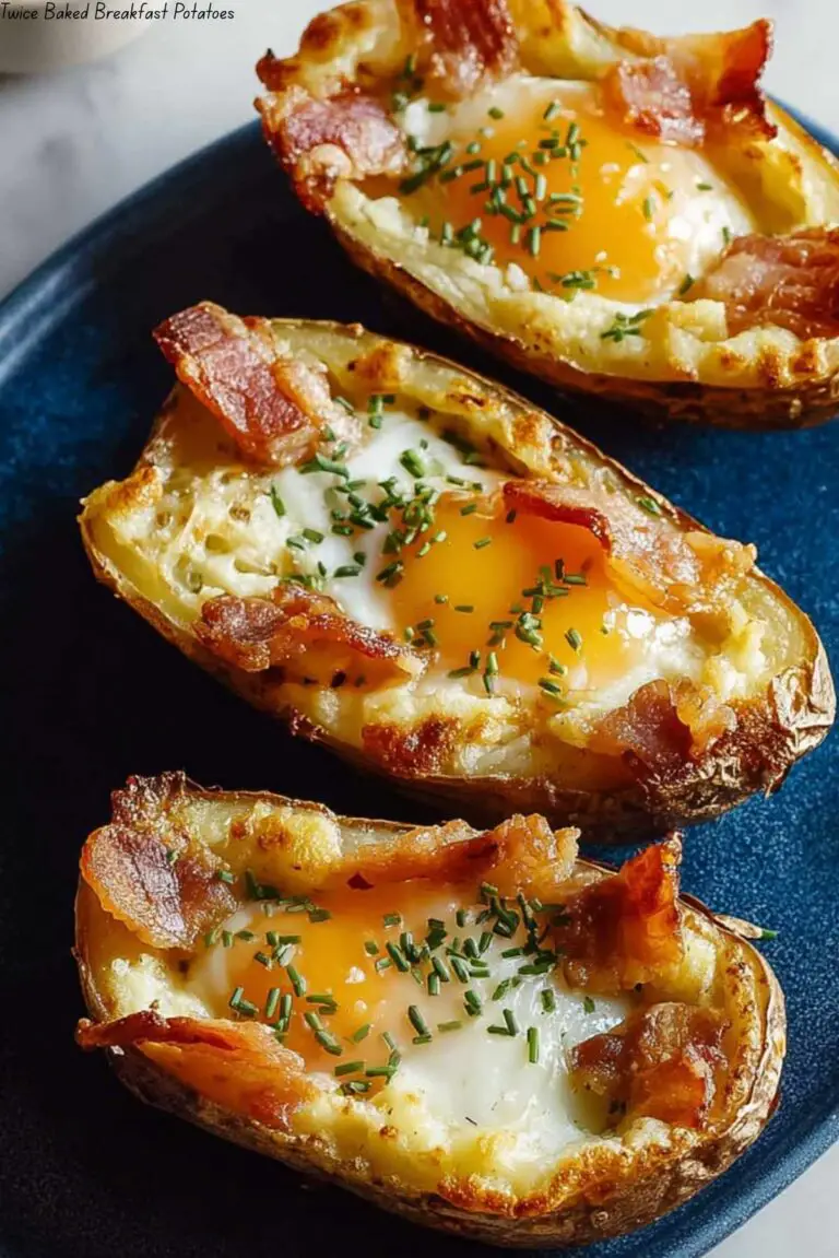Twice Baked Breakfast Potatoes