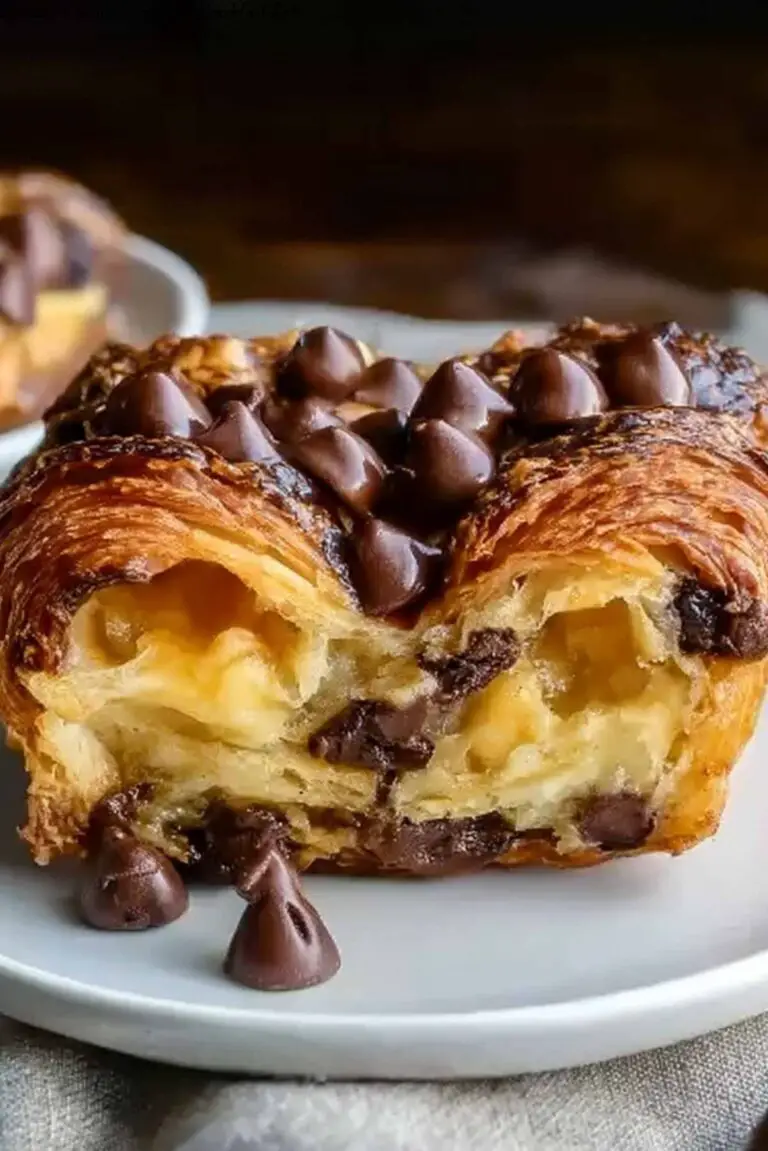 Decadent Chocolate Croissant Breakfast Bake