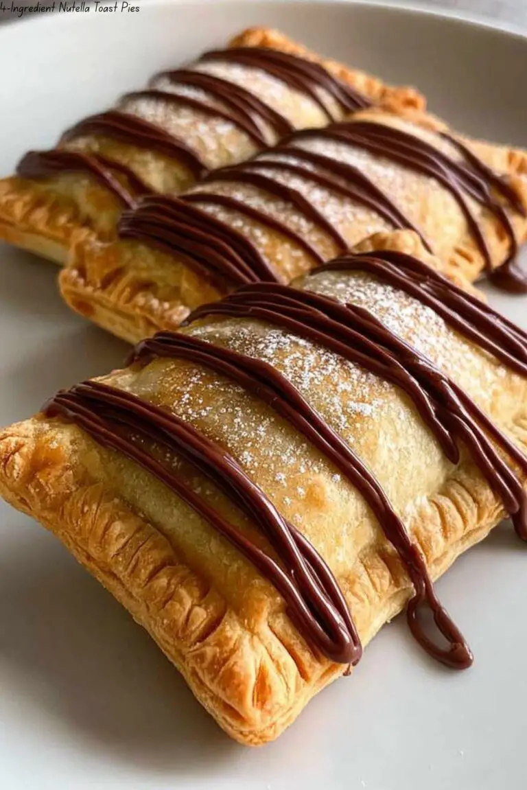 4-Ingredient Nutella Toast Pies