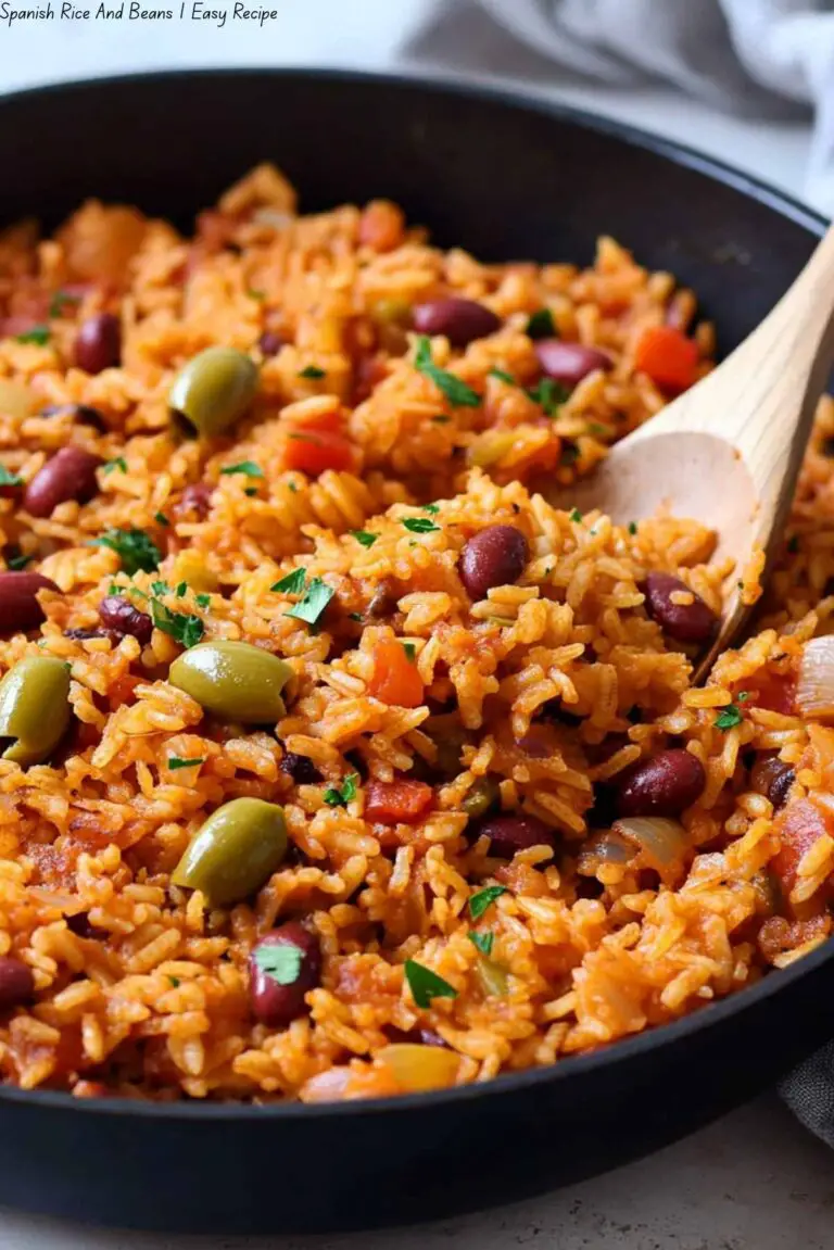 Spanish Rice And Beans | Easy Recipe