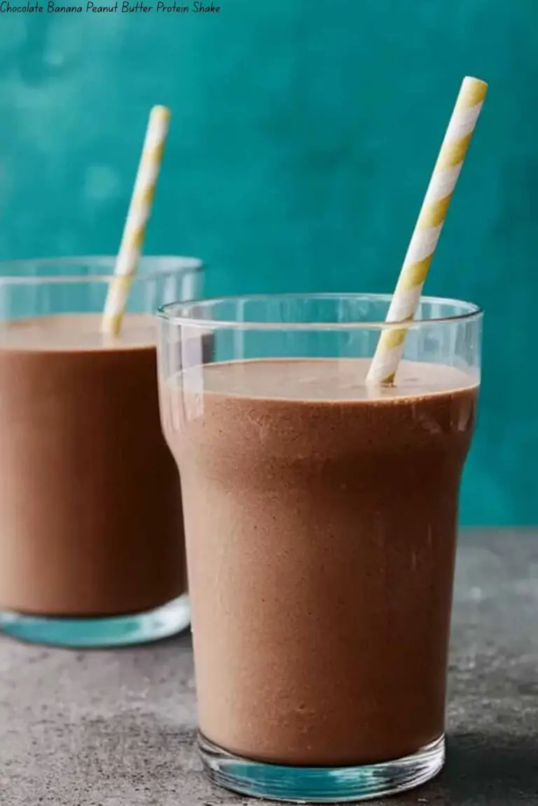 Chocolate Banana Peanut Butter Protein Shake