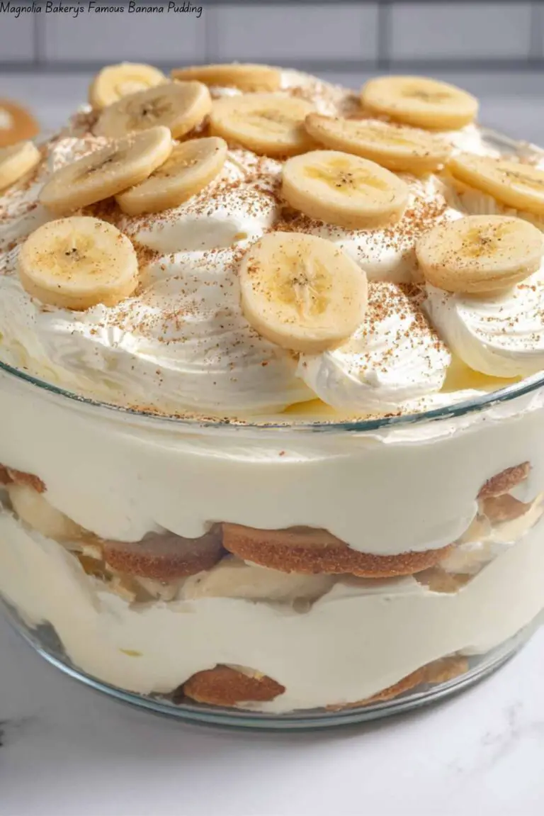 Magnolia Bakery’s Famous Banana Pudding