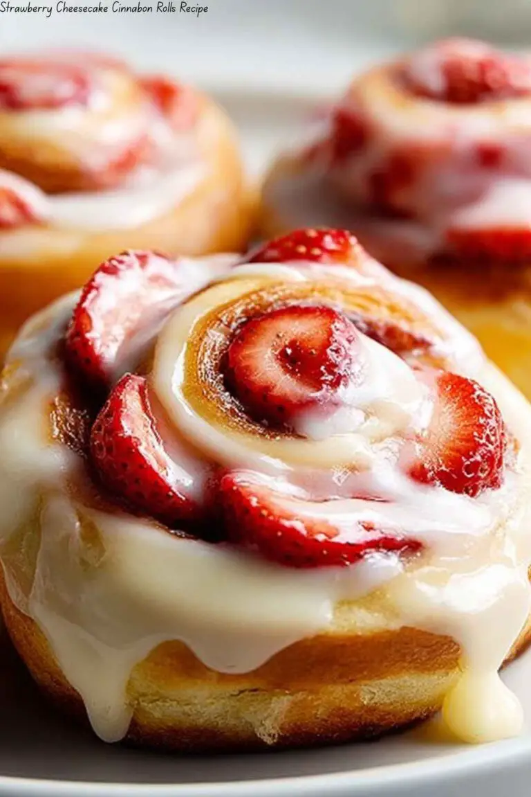 Strawberry Cheesecake Cinnabon Rolls Recipe