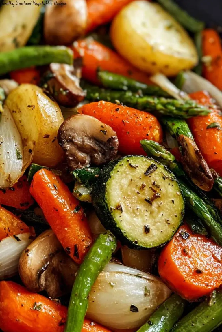 Healthy Sauteed Vegetables Recipe