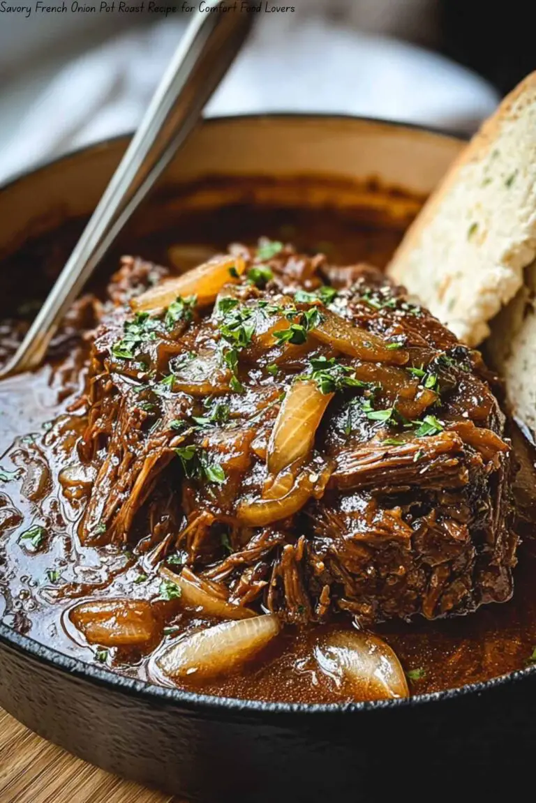 Savory French Onion Pot Roast Recipe for Comfort Food Lovers