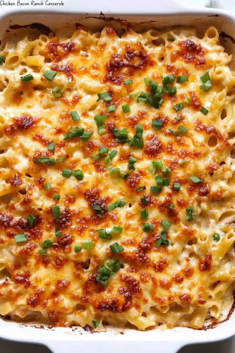 Chicken Bacon Ranch Casserole