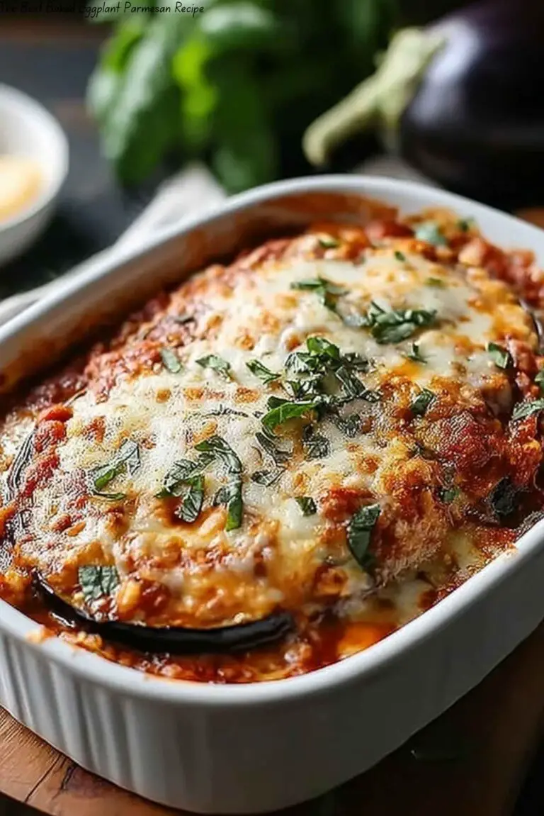 The Best Baked Eggplant Parmesan Recipe