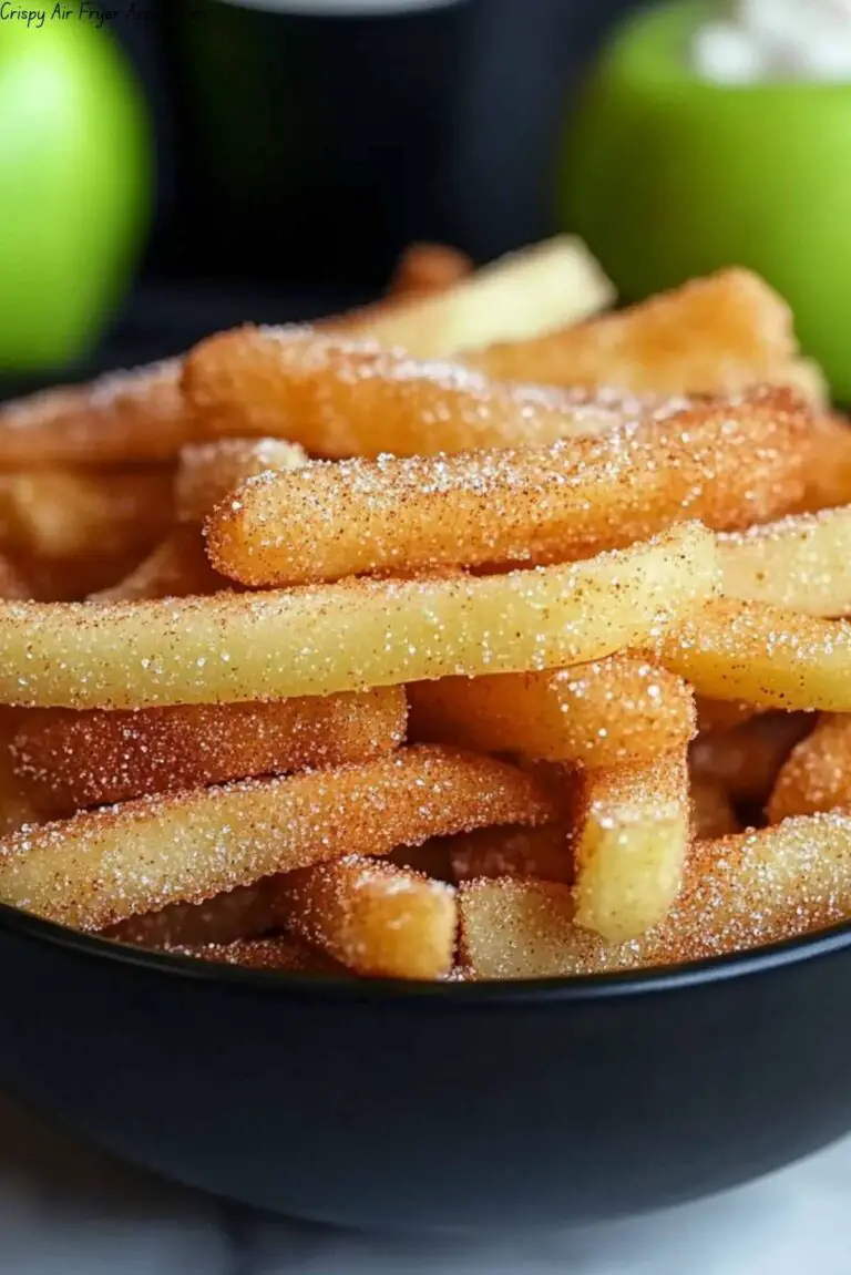 Crispy Air Fryer Apple Fries
