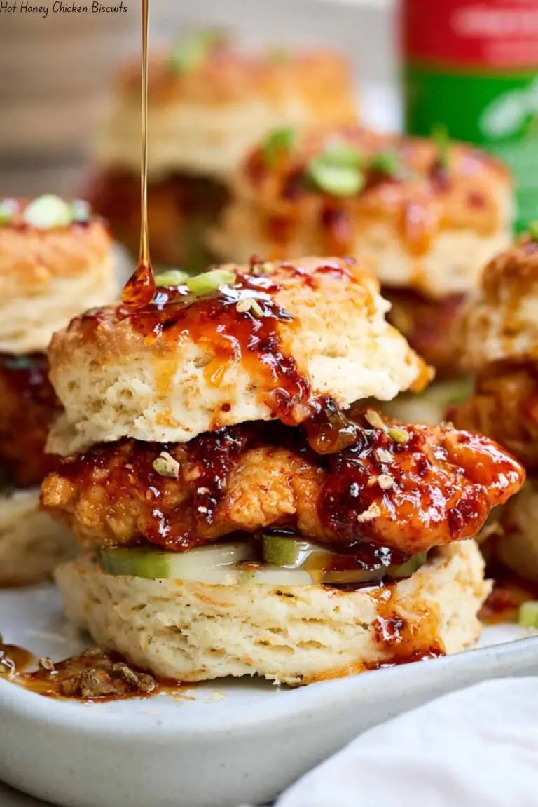Hot Honey Chicken Biscuits