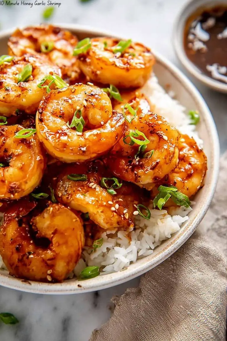 10 Minute Honey Garlic Shrimp