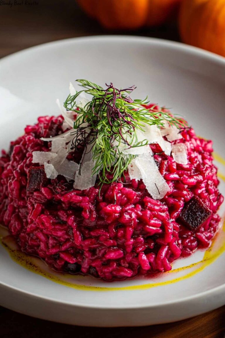 Bloody Beet Risotto