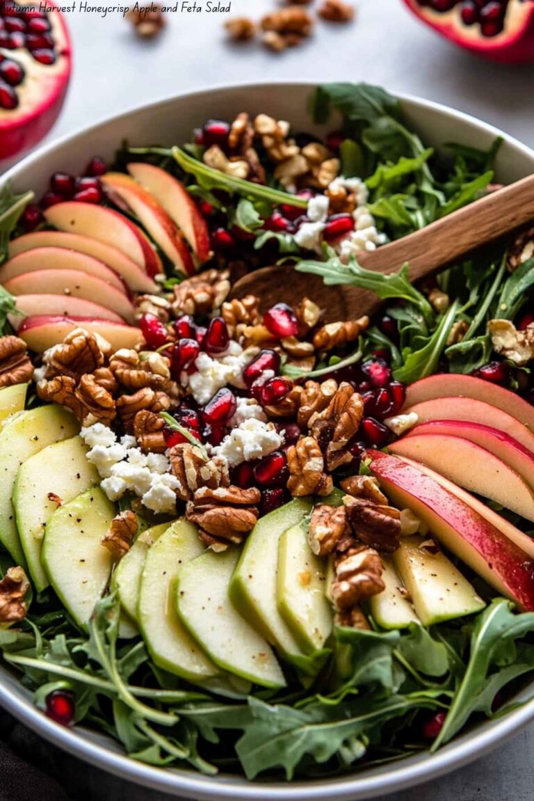 Autumn Harvest Honeycrisp Apple and Feta Salad