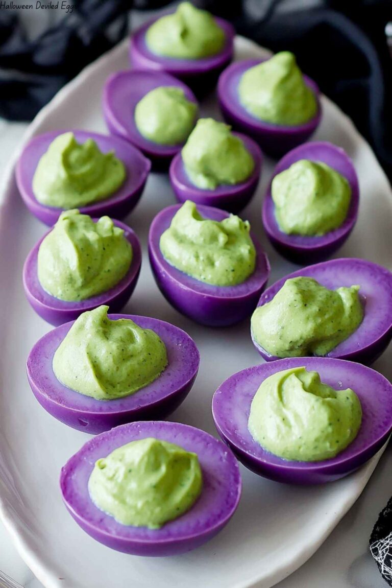 Halloween Deviled Eggs